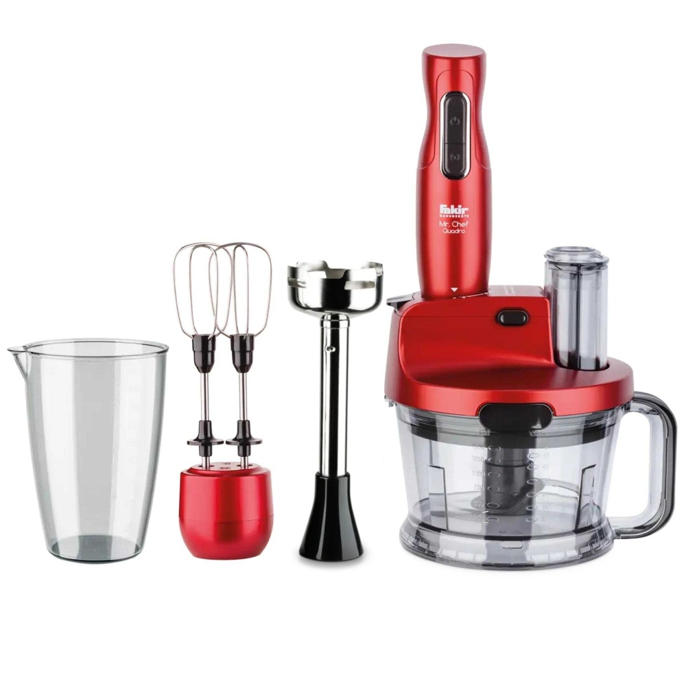 Fakir Mr. Chef Quadro Blender Set 1000W Rouge - 1