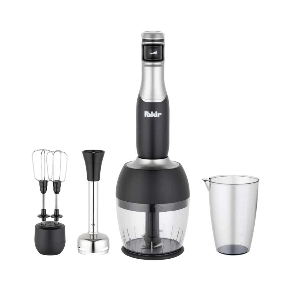 Fakir Lucca Blender Seti 4 Parça 1000W Black & Silver - 1