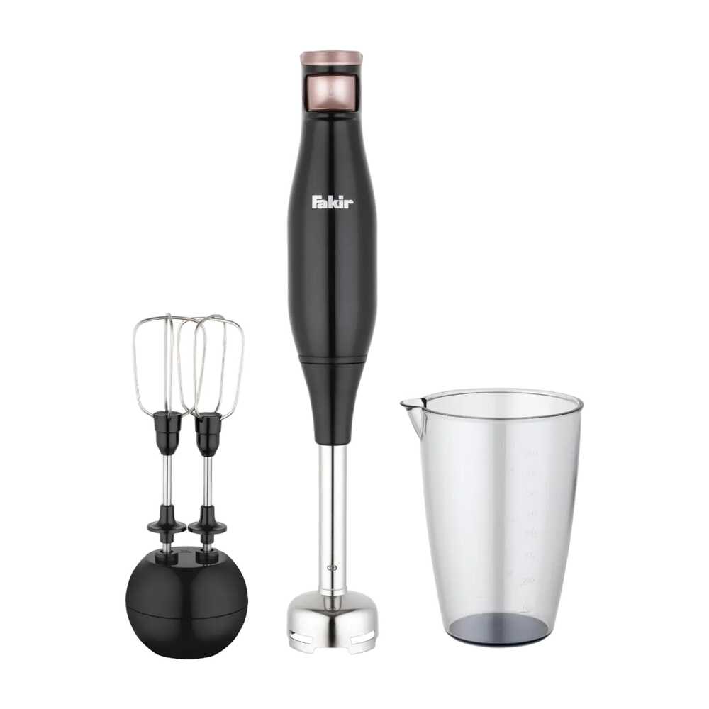 Fakir Stor Blender Set 1000W Tek Hız Ayarlı, Black & Rosie - 1